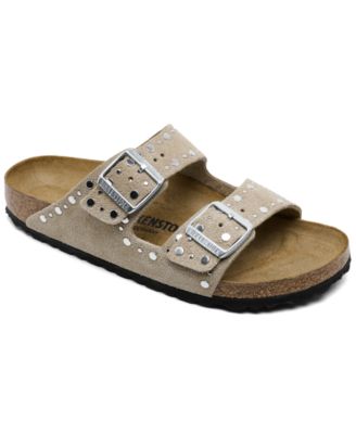 Women's Arizona Rivets Suede Leather Sandals from Finish Line