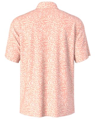 Men's Floral Print Golf Polo Shirt