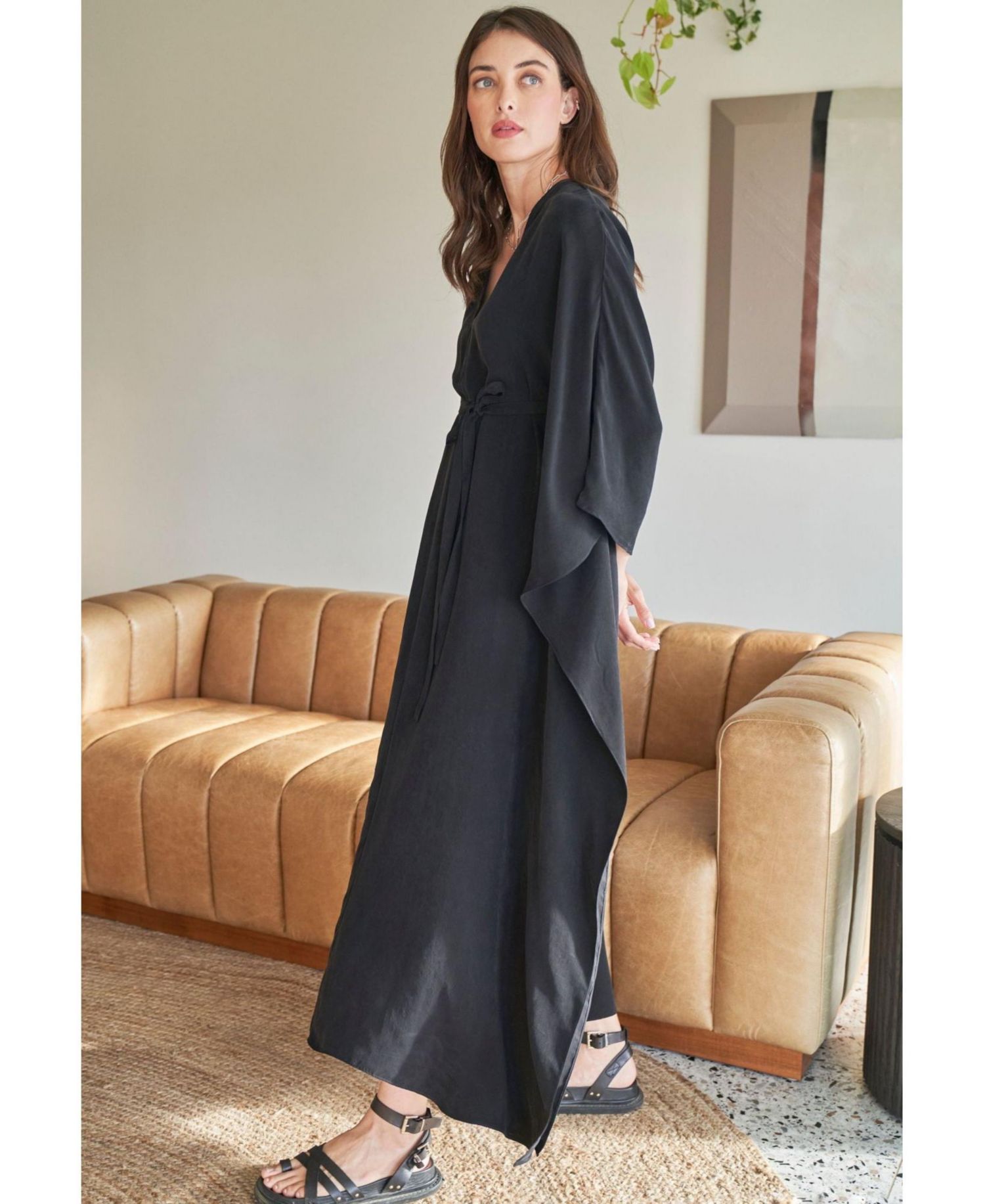 Women's Ocean+Main Belted Caftan