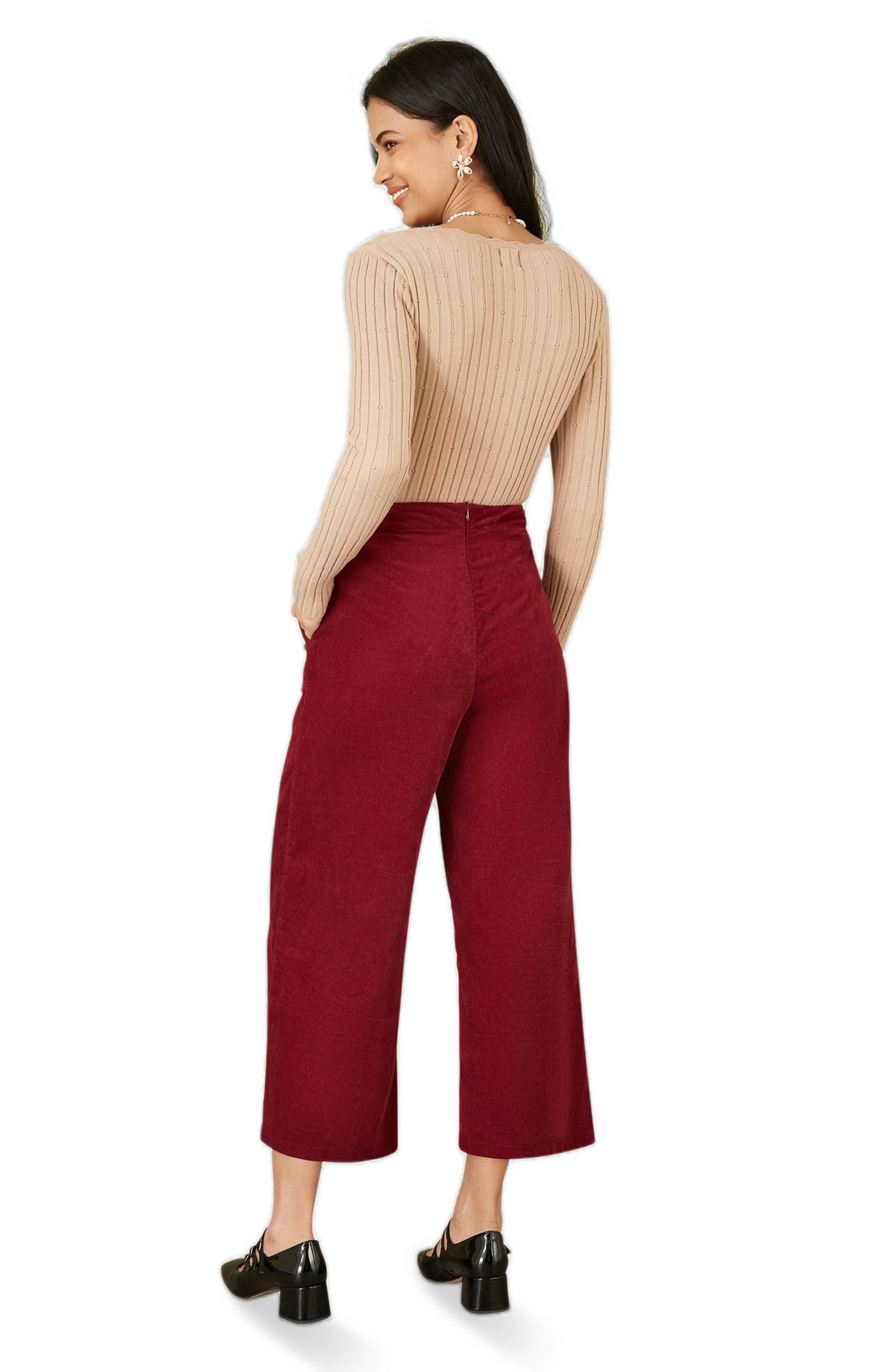 Women's Knit Fitted Rib Cardigan