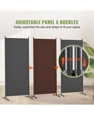 Room Divider, 3 Panel Folding Privacy Screen, Freestanding for Office and Bedroom