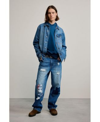 Men's Patched jeans