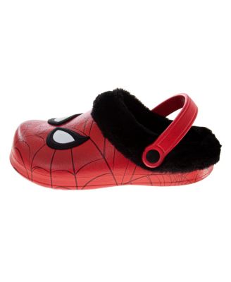 Toddler Marvel Avengers Spiderman Clogs Fuzzy, FleeceLined, and Warm Garden Shoes
