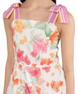 Girls' 7-16 Floral Sleeveless Dress 