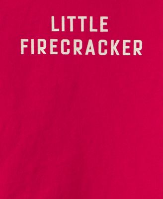 Baby Boys' or Girls' Little Firecracker Short-Sleeve Top and Shorts, 2-Piece Set
