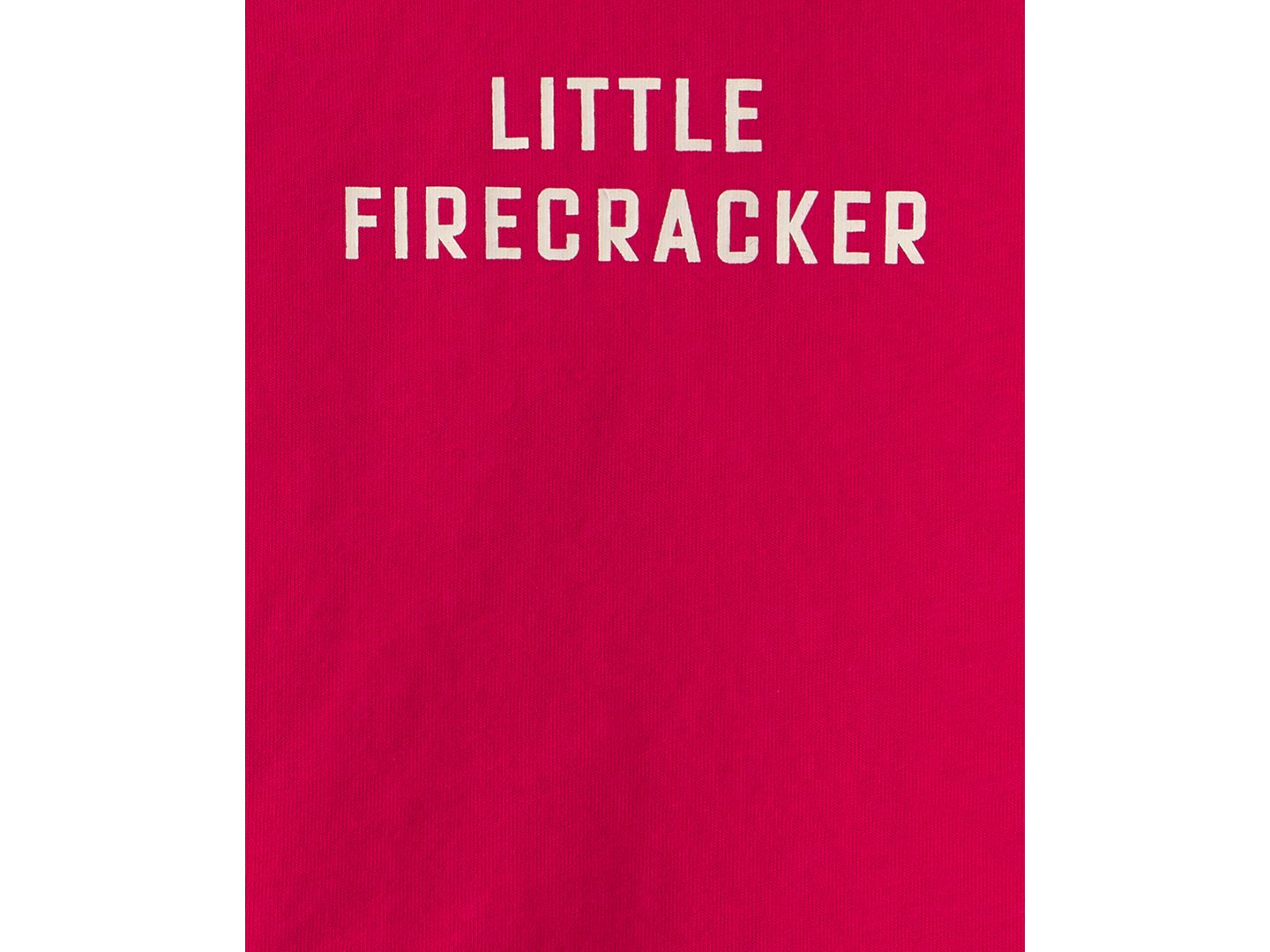 Комплект Carter's Little Firecracker Short-Sleeve Top and Shorts, 2-Piece Set для малышей, цвет: Красный / Тёмно-синий — фото 2