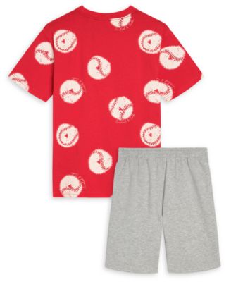 Boys' 4-7 Short-Sleeve T-Shirt and Pull-On Shorts, 2-Piece Set
