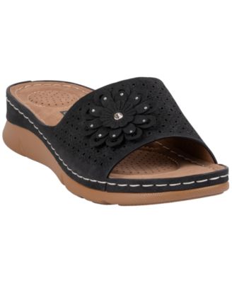 Women's Gabbie Flower Rosette Comfort Sandals