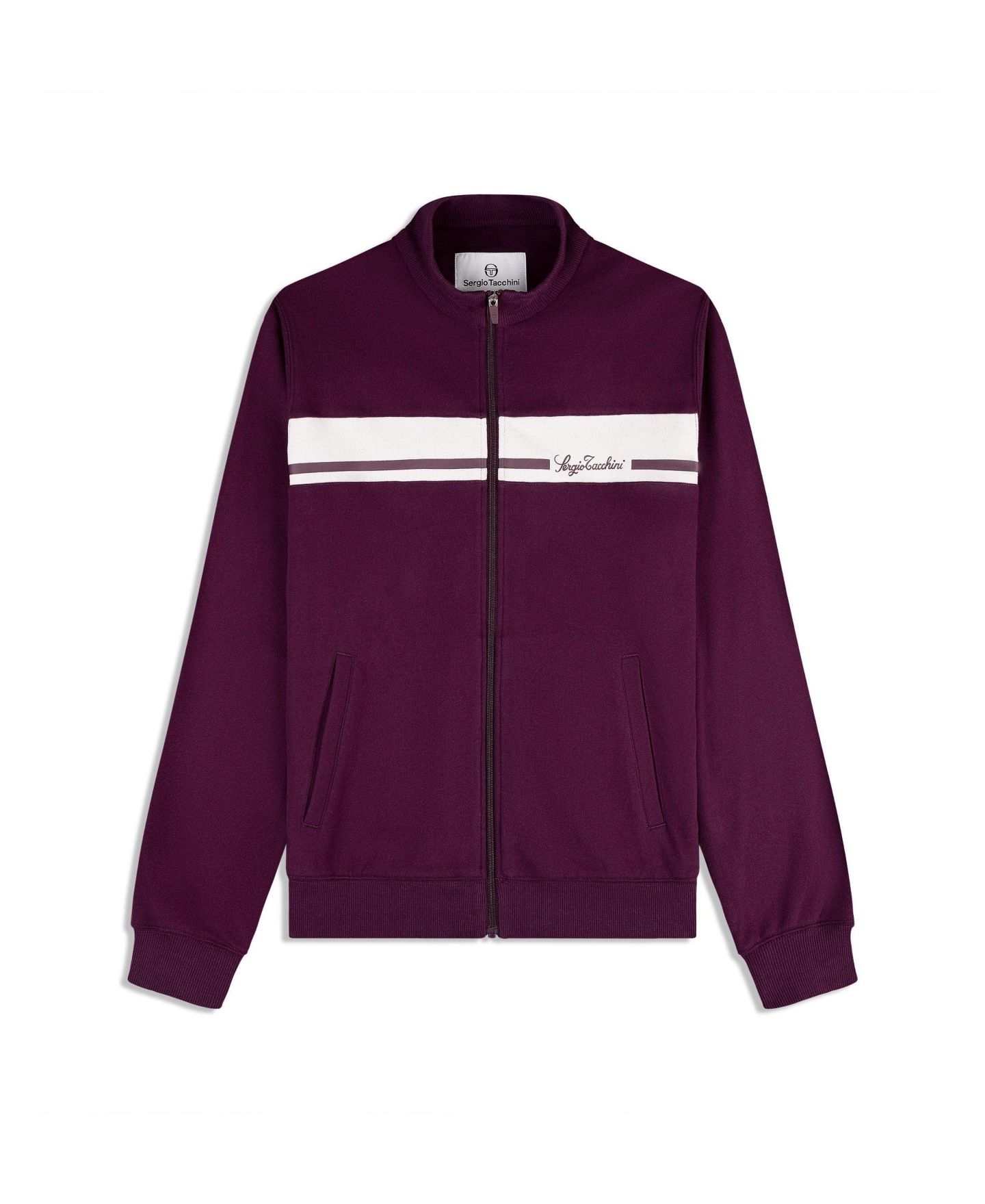 Мужская куртка Sergio Tacchini Cursivo Track, цвет: Фиолетовый — фото 4
