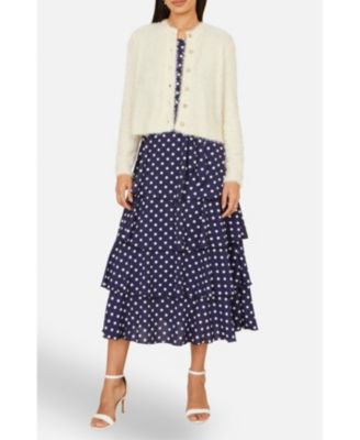 Women's Eyelash Knit Long Sleeve Cardigan