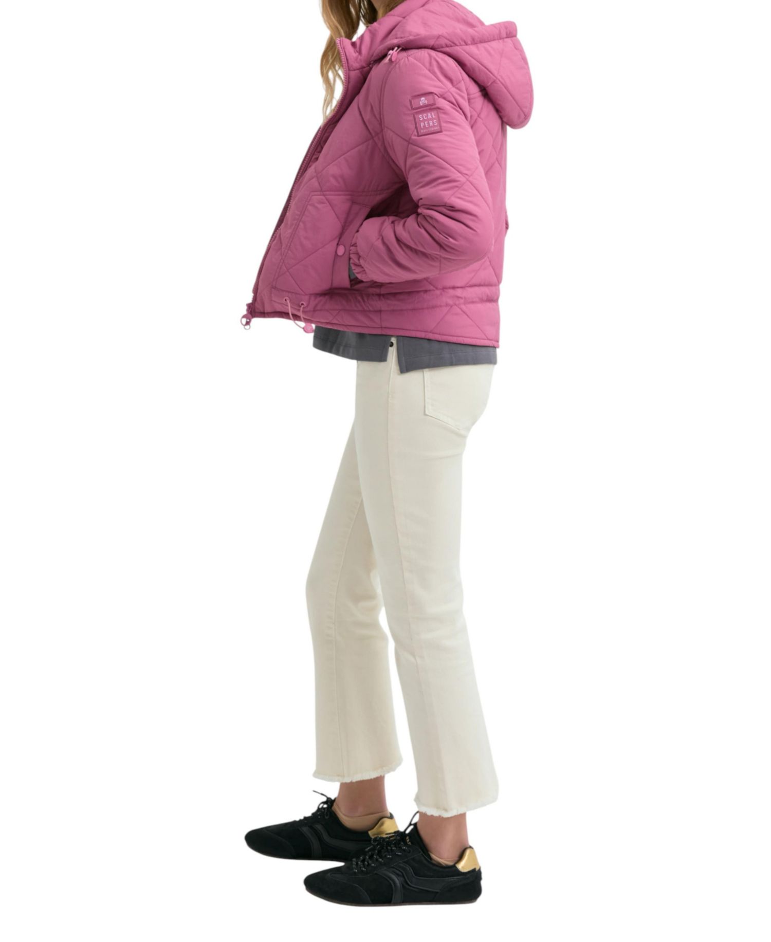 Big Girls Padded Jacket With Removable Hood