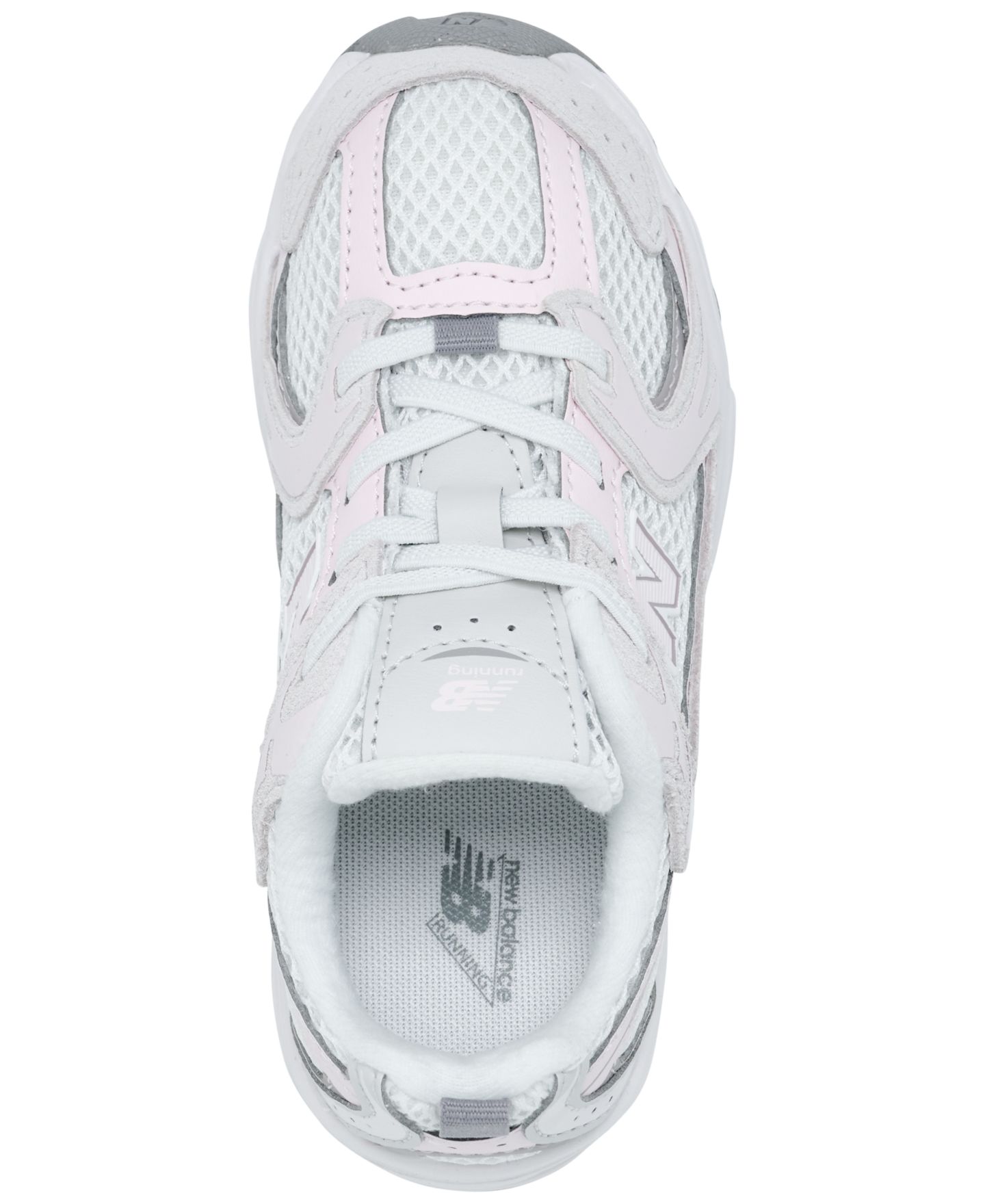 Детские кроссовки New Balance 530 Stretch Lace Casual, цвет: Серый — фото 5