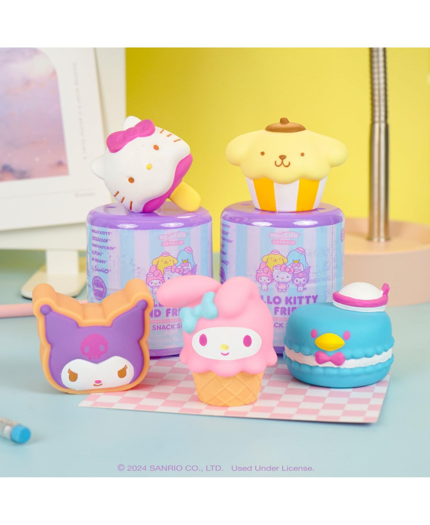 Детская фигурка Hamee Hello Kitty and Friends Latte Bear Blind Box Collectible Squishy Figurine, 1-Piece, Ages 3+ — фото 2