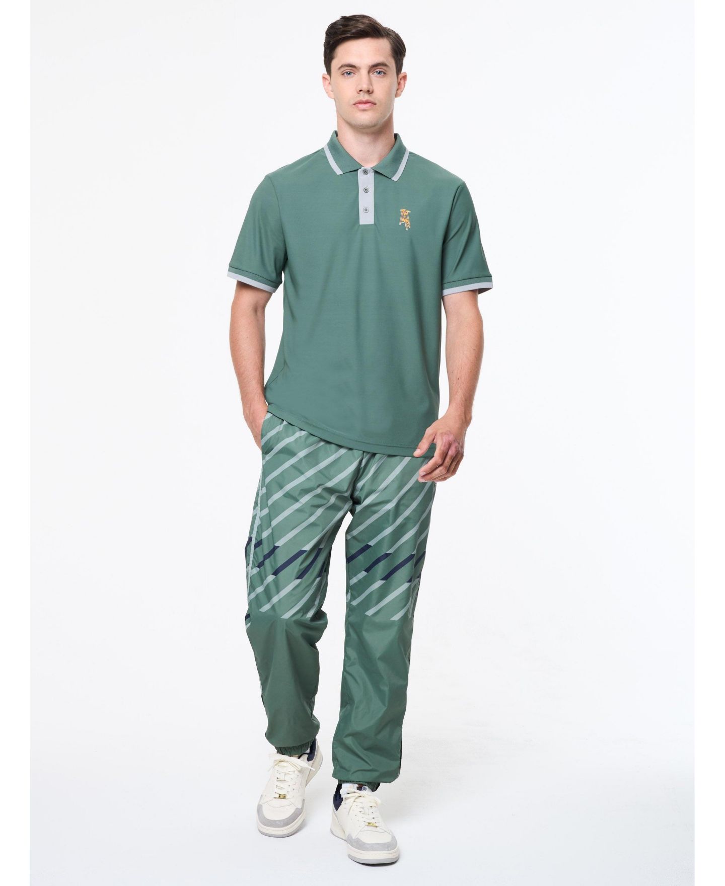 Мужское поло Sergio Tacchini Arbitro Polo, цвет: Зелёный — фото 2