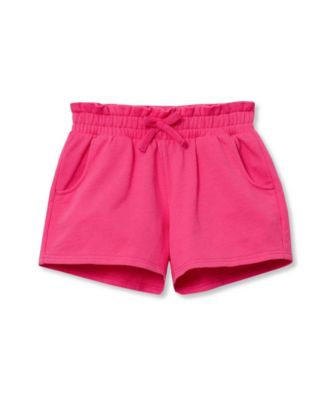 Girls French Terry Paper Bag Shorts