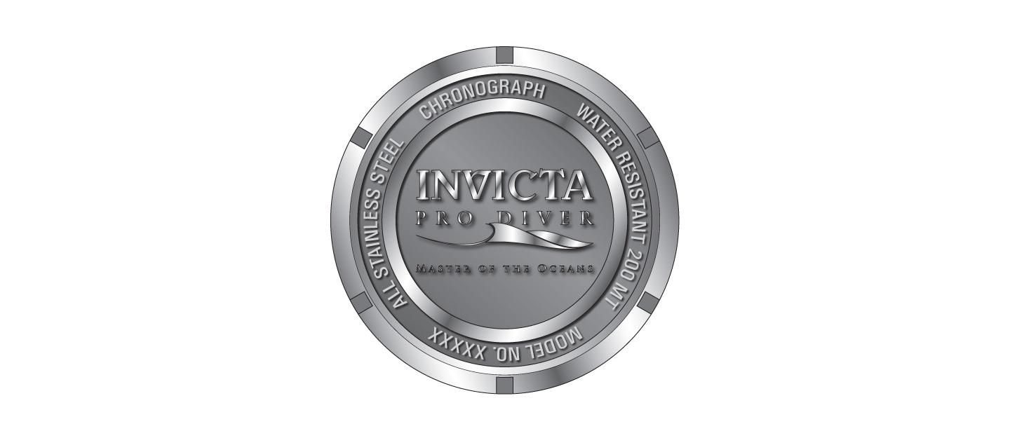 Мужские часы Invicta 18908 Pro Diver Quartz Chronograph Black Dial, цвет: Серебряный — фото 3