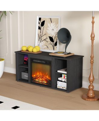 Modern Electric Fireplace TV Stand for TVs Up to 55"