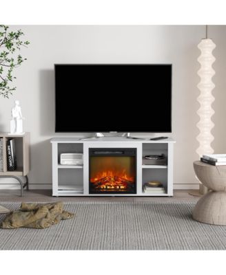 Modern Electric Fireplace TV Stand for TVs Up to 55"