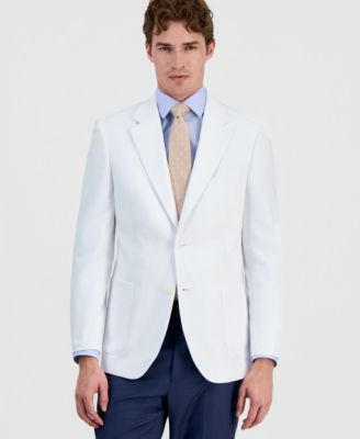 Men Modern-Fit Active Stretch Structure Weave Sport Coat  