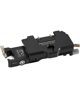 Power Pass-Through Plate with Gold Mount Battery Plate for DJI Ronin, Black