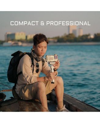 Tabletop Ball Head with 1-Stage Carbon Fiber Tripod Legs, Snow White