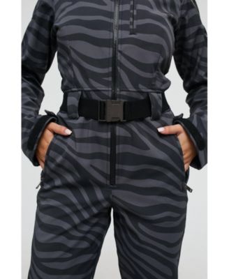 OOSC Women's Chic Ski Suit - Black Tiger