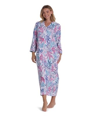 Women's Printed Long-Sleeve Robe
