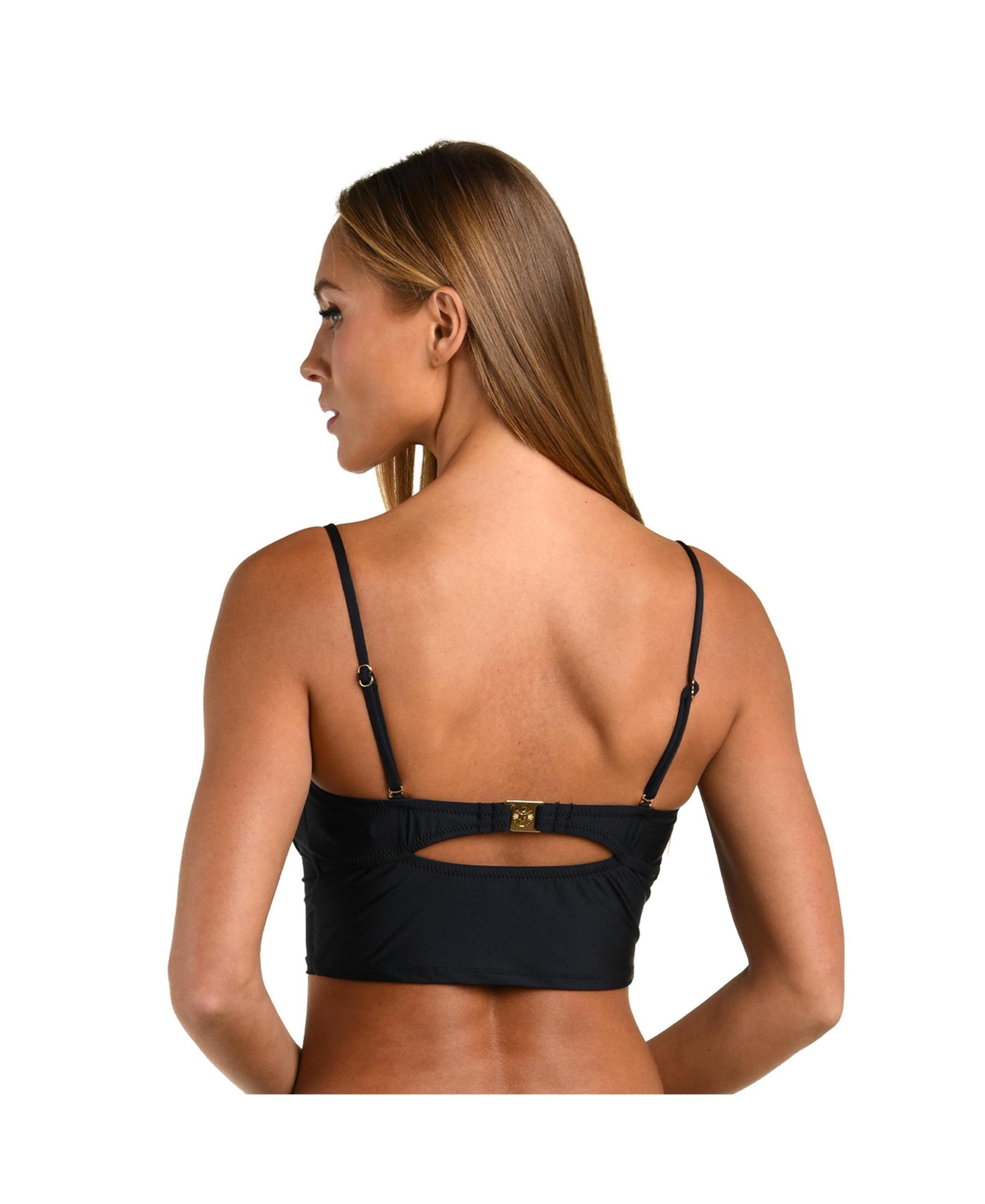 Sunshine 79 Women's Midkini W Corset Binding Over Mesh And Hook Back