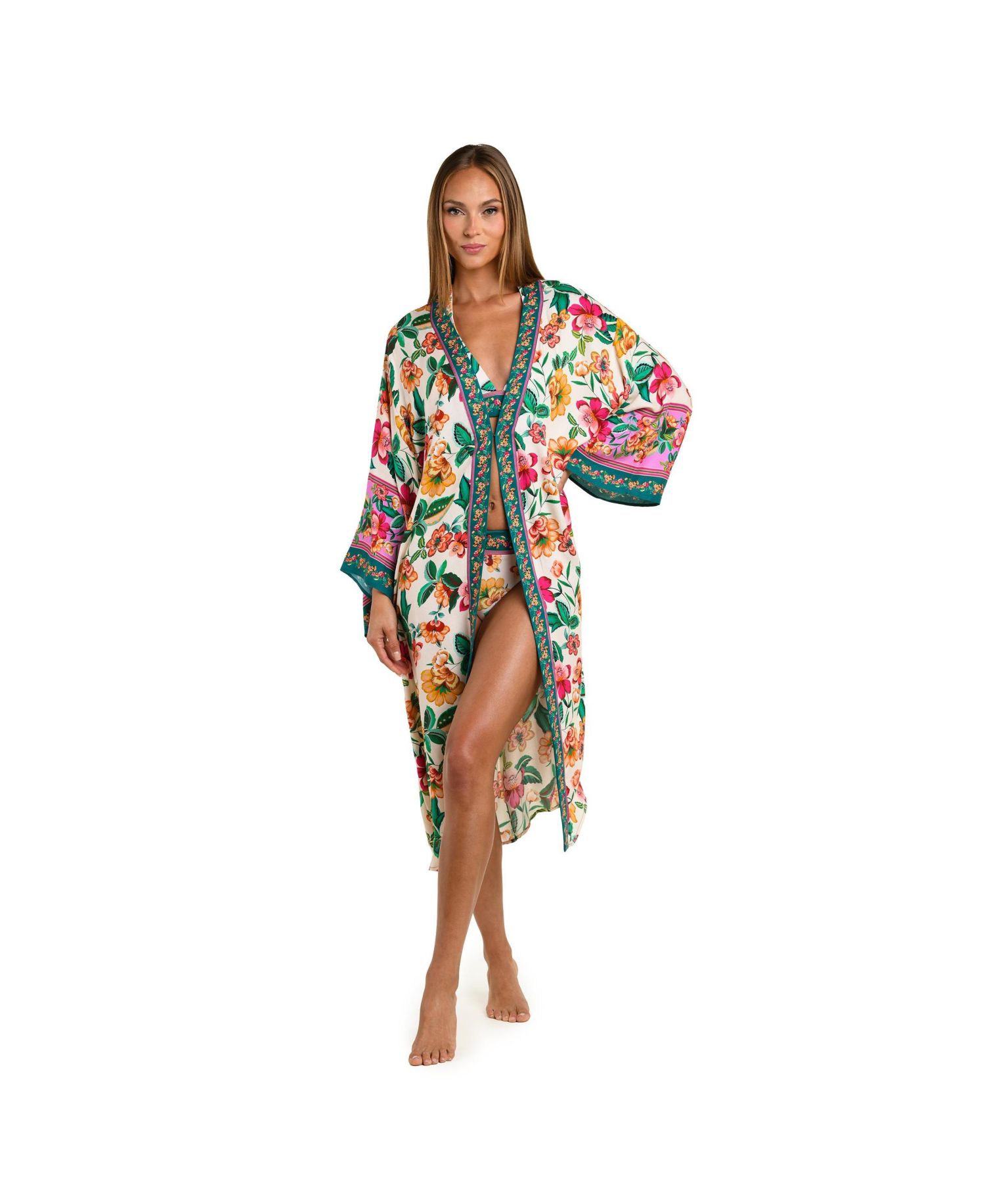 Women's ZEN GARDEN MIDI KIMONO