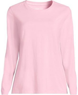 Women's Tall Relaxed Supima Cotton Long Sleeve Crew Neck T-Shirt