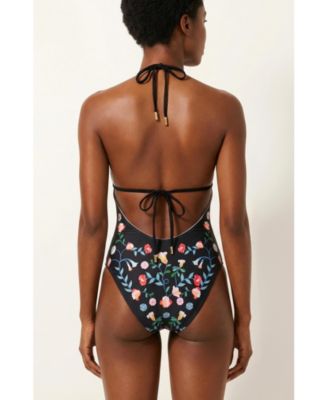 Women's Noir Bloom Reversible One Piece Swimsuit