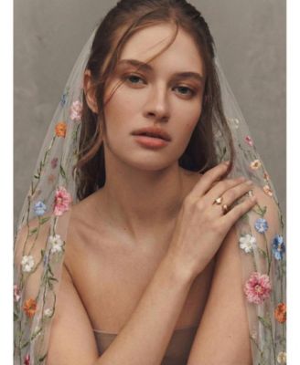 Cubic Zirconia 18K Gold Plated Stainless Steel Ring - Luna