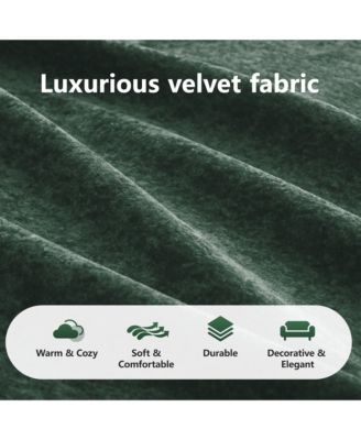 Modern 2-Seat Tufted Velvet Sofa, 80 Inch Modular Sectional Loveseat Featuring High-Density Sponge and Anti-Slip Design for Living Room