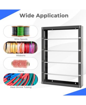 Wire Spool Rack with Four Rods for Industrial Retail Use