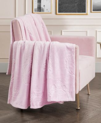 Embossed Oversized Plush Throw, 60" x 90"