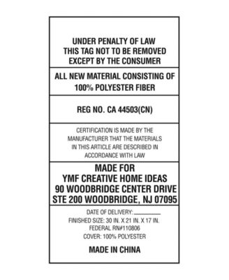 Ultra-Soft Backrest Pillow, 30" x 21"