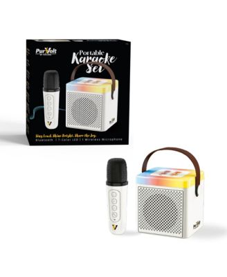 PurVolt Portable Karaoke Set – Sing, Shine & Share the Fun Anywhere
