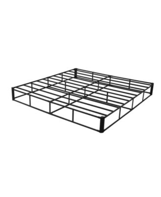 King Size Heavy Duty Metal Bed Frame Box Spring With Washable Fabric Cloth