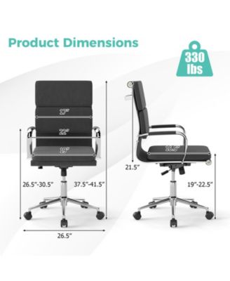Ergonomic Desk Chair Rocking Backrest Adjustable Seat