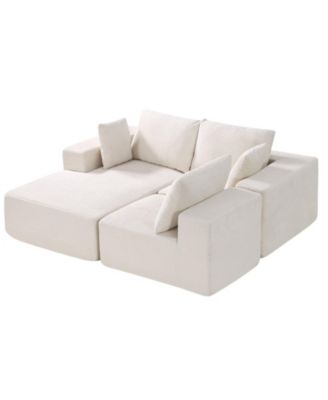 Modular Sectional Sofa, L Shaped with Chaise, Cloud Couch for Living Room