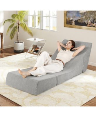 Three in One Folding Sofa Bed with Washable Cover