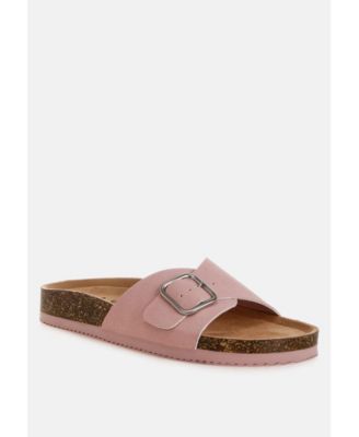 Women's Aranda Buckled Slide-On Sandals