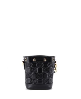 Small GG Convertible Bucket Bag GG Matelasse Leather