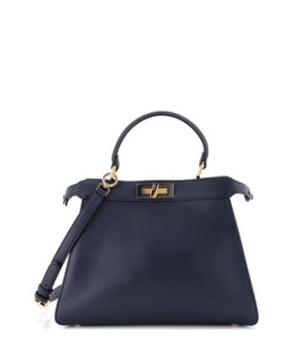 Medium Peekaboo ISeeU Bag Leather