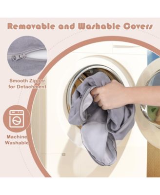 8 Piece Modular Kids Play Couch with Soft Fabric Upholstery