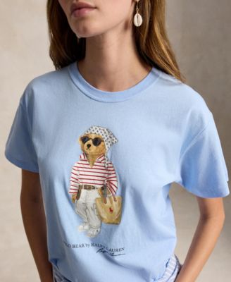 Women's Polo Bear Short-Sleeve Crewneck T-Shirt