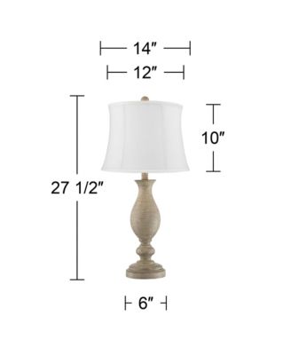 Serena Traditional Country Cottage Table Lamps 27 1/2" Tall Set of 2