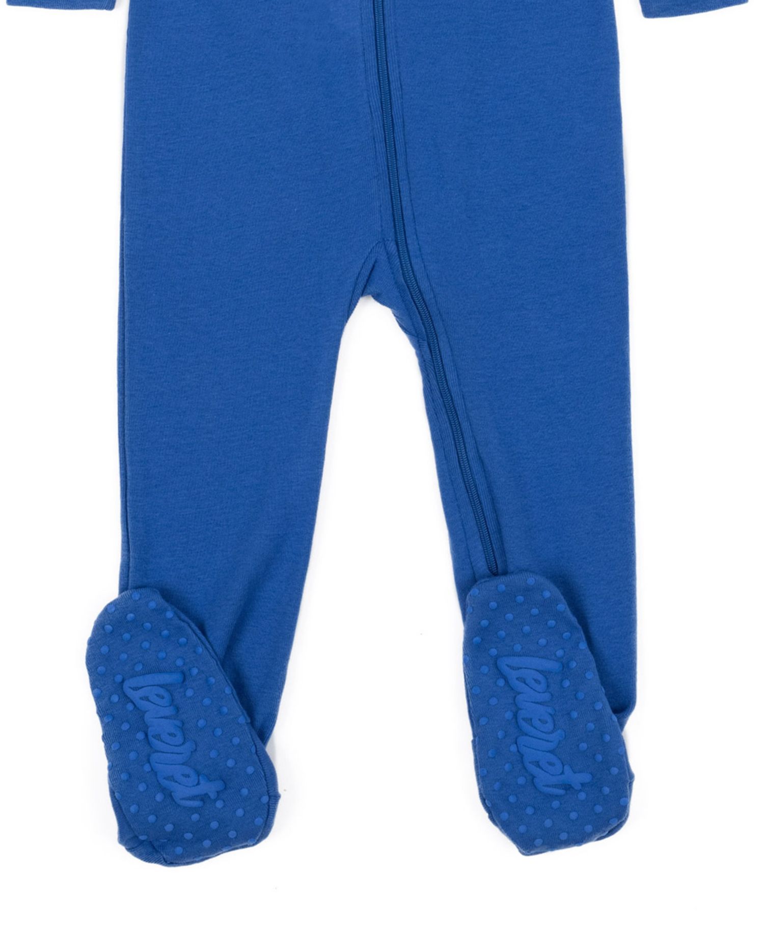 Toddler Matching Family One Piece Footed Cotton Long Sleeve Solid Color Pajamas 2T-5T
