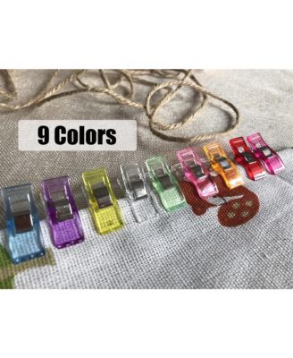 100pcs Sewing Clips Fabric Quilting Binding Accessories Supplies Craft Patchwork Hemming Crochet Knitting DIY Tool