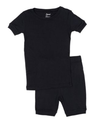 Kids Matching Family Two Piece Cotton Short Sleeve Shirt and Shorts Pajamas